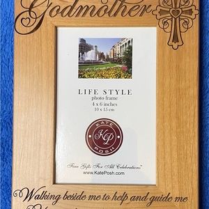 NEW Godmother Wooden Picture Frame